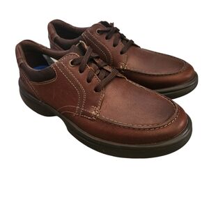 Clarks Mens Bradley Vibe Lace Up Shoes Full Grain Leathet 8W